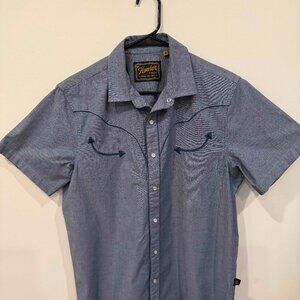 Howler Brothers Broncobuster Snapshirt - Indigo